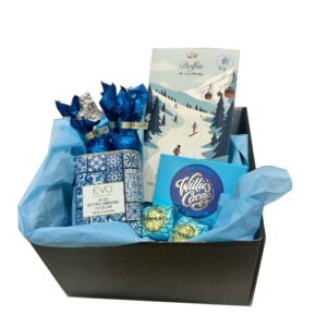 Liten delikatesslåda jul - snöflinga