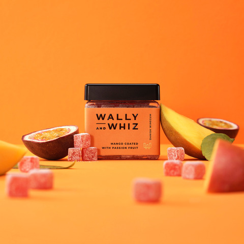 Wally and WHiz vingummin mango och passionsfrukt