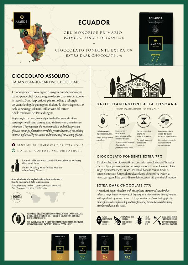 Amedei - I Cru Ecuador, 50g. - Bild 2
