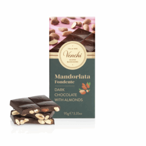 Venchi Chokladkaka - Crunchy Almond, 95g.