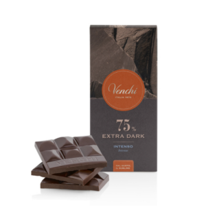 Venchi - Mörk choklad 75% kakaohalt, 78g.