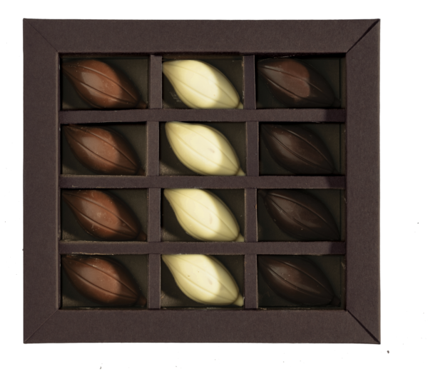 Amedei Jul - Chokladask kakaofrukter, 102g. - Bild 2