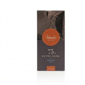 Venchi - Mörk choklad 75% kakaohalt, 78g.