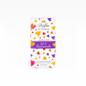 Dolfin Love Collection - Mörk choklad med Guerande salt, 30g.
