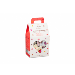 Dolfin Love Collection - presentask med blandade chokladbitar, 250g.