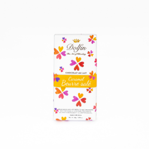 Dolfin Love Collection - Mjölkchoklad med smörkola, 30g.