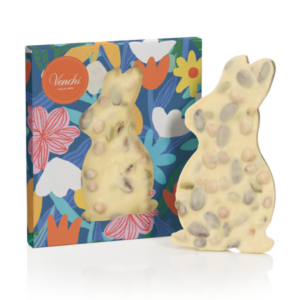 Venchi - Brutto&Buono chokladkanin, vit choklad med saltade nötter, 160g.