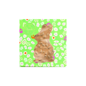 Venchi - Brutto&Buono chokladkanin, karamellchoklad med saltad mandel, 160g.
