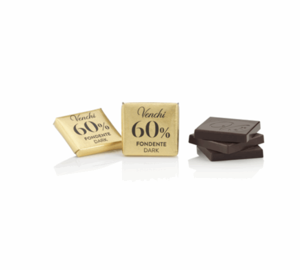 Venchi chokladbit - mörk choklad 60% kakaohalt, 1kg.