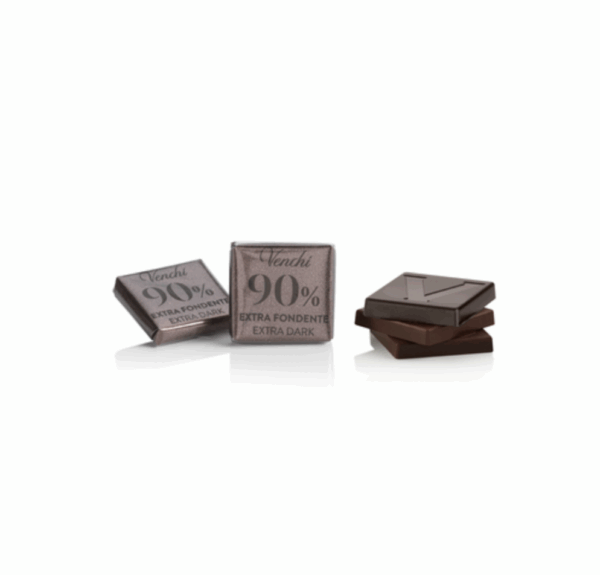 Venchi chokladbit - mörk choklad 90% kakaohalt, 1kg.
