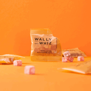Wally and Whiz - Flow packs Mango/passionsfrukt, 200st.