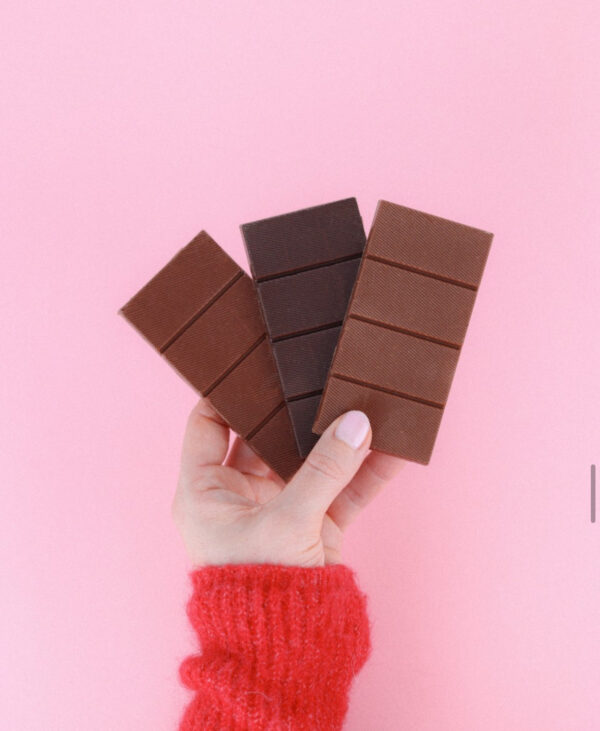 Dolfin Love Collection - Mörk choklad med Guerande salt, 30g. - Bild 3
