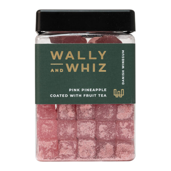 Wally and Whiz - Vingummin rosa ananas/fruktte, 240g. - Bild 2
