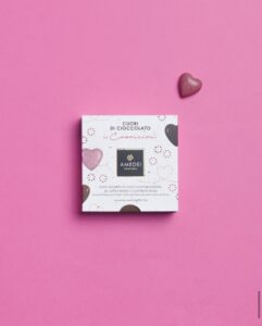Amedei - Love collection, chokladhjärtan 76,5g. UTAN STÄLL
