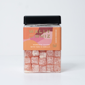 Wally and Whiz JUL 2026 - Vingummin mandarin/yuzu/vanilj, 240g.