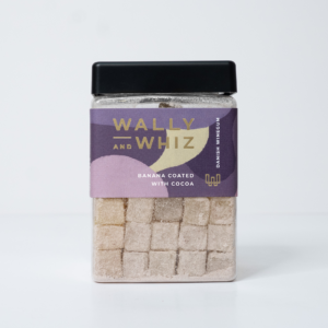Wally and Whiz JUL 2026 - Vingummin banan/choklad, 240g.