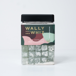 Wally and Whiz JUL 2026 - Vingummin lime/päron/krusbär, 240g.