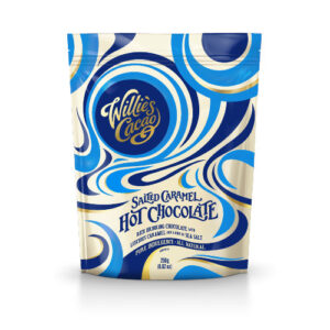 Willie´s Cacao - Varm choklad pulver salted caramel, 250g.