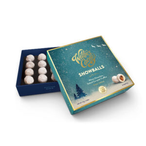 Willie´s Cacao - Snowballs, salted caramel truffles, 110g.