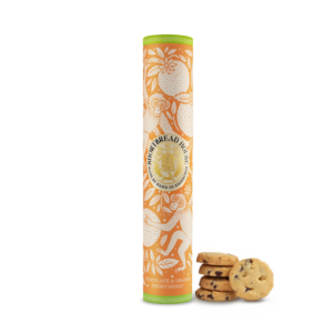 Shortbread House - Tall plåtburk shortbread choklad och apelsin, 250g.