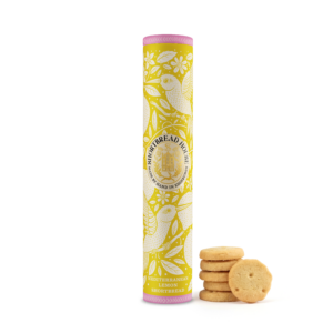 Shortbread House - Tall plåtburk shortbread mediterranean lemon, 250g.